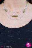 Paparazzi "Backwoods Explorer - Green" necklace Paparazzi Jewelry