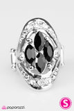Paparazzi "Badaboom! - Black" ring Paparazzi Jewelry