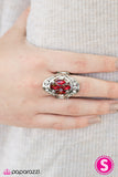 Paparazzi "Badaboom! - Red" ring Paparazzi Jewelry