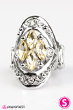 Paparazzi "Badaboom! - Yellow" ring Paparazzi Jewelry