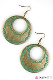 Paparazzi "Bad Blood" Brass Earrings Paparazzi Jewelry