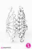 Paparazzi "Bahama Breeze - White" ring Paparazzi Jewelry
