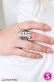 Paparazzi "Bahama Breeze - White" ring Paparazzi Jewelry