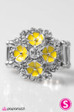 Paparazzi "Bali Banquet" Yellow Ring Paparazzi Jewelry