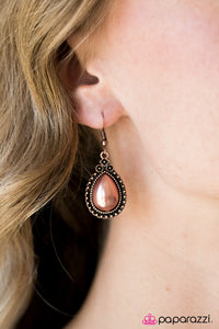 Paparazzi "Bali Bliss" Copper Earrings Paparazzi Jewelry