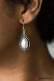 Paparazzi "Bali Bliss" White Earrings Paparazzi Jewelry