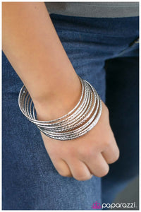 Paparazzi "Bangle Bandit" bracelet Paparazzi Jewelry