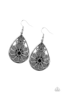 Paparazzi "Banquet Bling" Black Earrings Paparazzi Jewelry