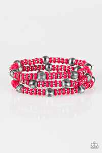 Paparazzi "Barcelona Ball" Pink Bracelet Paparazzi Jewelry