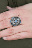 Paparazzi "Barcelona Belle" Blue Ring Paparazzi Jewelry