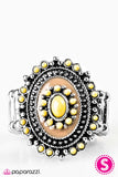 Paparazzi "Barcelona Belle" Yellow Ring Paparazzi Jewelry