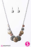 Paparazzi "BAROQUE and Roll" Multi Necklace & Earring Set Paparazzi Jewelry