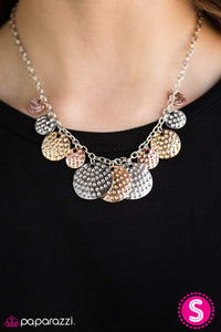 Paparazzi "BAROQUE and Roll" Multi Necklace & Earring Set Paparazzi Jewelry