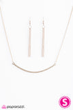 Paparazzi "BAR Out!" Gold Necklace & Earring Set Paparazzi Jewelry