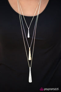 Paparazzi "Batter Up" Gold Necklace & Earring Set Paparazzi Jewelry