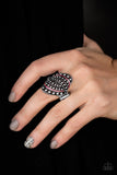 Paparazzi "Battle Ready" Red Ring Paparazzi Jewelry