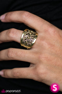 Paparazzi "Bay Breeze" Brass Ring Paparazzi Jewelry