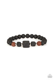 Paparazzi VINTAGE VAULT "Refreshed and Rested" Brown Bracelet Paparazzi Jewelry