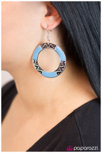 Paparazzi "Beach Babe" Blue Earrings Paparazzi Jewelry