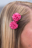 Paparazzi "Beach Blossom" Pink Hair Clip Paparazzi Jewelry