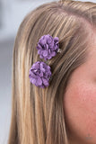 Paparazzi "Beach Blossom" Purple Hair Clip Paparazzi Jewelry