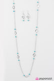 Paparazzi "Beach Savvy" Blue Necklace & Earring Set Paparazzi Jewelry