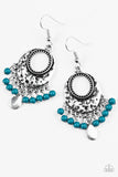 Paparazzi "Beachside Bash" Blue Earrings Paparazzi Jewelry