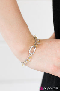 Paparazzi "Beach Wedding" Yellow Bracelet Paparazzi Jewelry