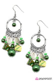 Paparazzi "Beachy Keen" Green Earrings Paparazzi Jewelry