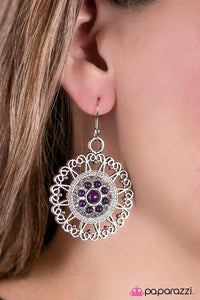 Paparazzi "BEADazzled" Purple Earrings Paparazzi Jewelry