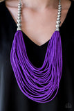 Paparazzi "BEAD Brave" Purple Necklace & Earring Set Paparazzi Jewelry