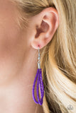 Paparazzi "BEAD Brave" Purple Necklace & Earring Set Paparazzi Jewelry