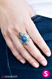 Paparazzi "BEAD Courageous - Blue" ring Paparazzi Jewelry