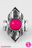 Paparazzi "BEAD Courageous - Pink" ring Paparazzi Jewelry