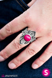 Paparazzi "BEAD Courageous - Pink" ring Paparazzi Jewelry