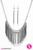 Paparazzi "BEAD Daring! - Silver" necklace Paparazzi Jewelry