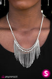 Paparazzi "BEAD Daring! - Silver" necklace Paparazzi Jewelry