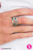 Paparazzi "Beaming Beauty" Green Ring Paparazzi Jewelry