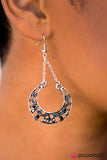 Paparazzi VINTAGE VAULT "BEAM On!" Black Earrings Paparazzi Jewelry