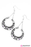 Paparazzi "BEAM On!" Purple Earrings Paparazzi Jewelry