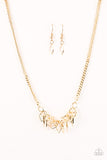 Paparazzi "Beast Mode" Gold Necklace & Earring Set Paparazzi Jewelry