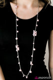 Paparazzi "Beautifully Baroque" Pink Necklace & Earring Set Paparazzi Jewelry