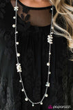 Paparazzi "Beautifully Baroque - White" necklace Paparazzi Jewelry