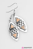 Paparazzi "Beautifully Beastly - Brown" earring Paparazzi Jewelry