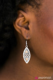 Paparazzi "Beautifully Beastly - Brown" earring Paparazzi Jewelry