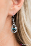 Paparazzi "Beauty and Grace" Blue Earrings Paparazzi Jewelry