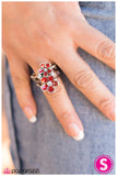 Paparazzi "Beauty Marked - Red" ring Paparazzi Jewelry