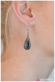 Paparazzi "Beauty Queen - Black" earring Paparazzi Jewelry