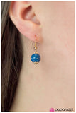 Paparazzi "Beauty School Drop Out" Blue Necklace & Earring Set Paparazzi Jewelry