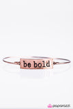 Paparazzi "Be Bold" Copper Bracelet Paparazzi Jewelry